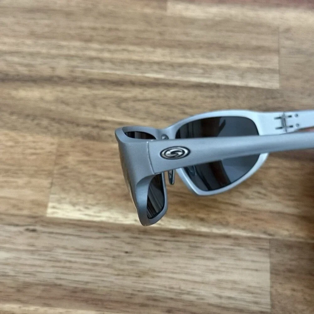 GTV Voyage Aluminum Polarized Sunglasses, Silver Frame Grey 64 15 132